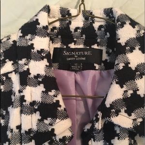 Houndstooth overcoat light weight!